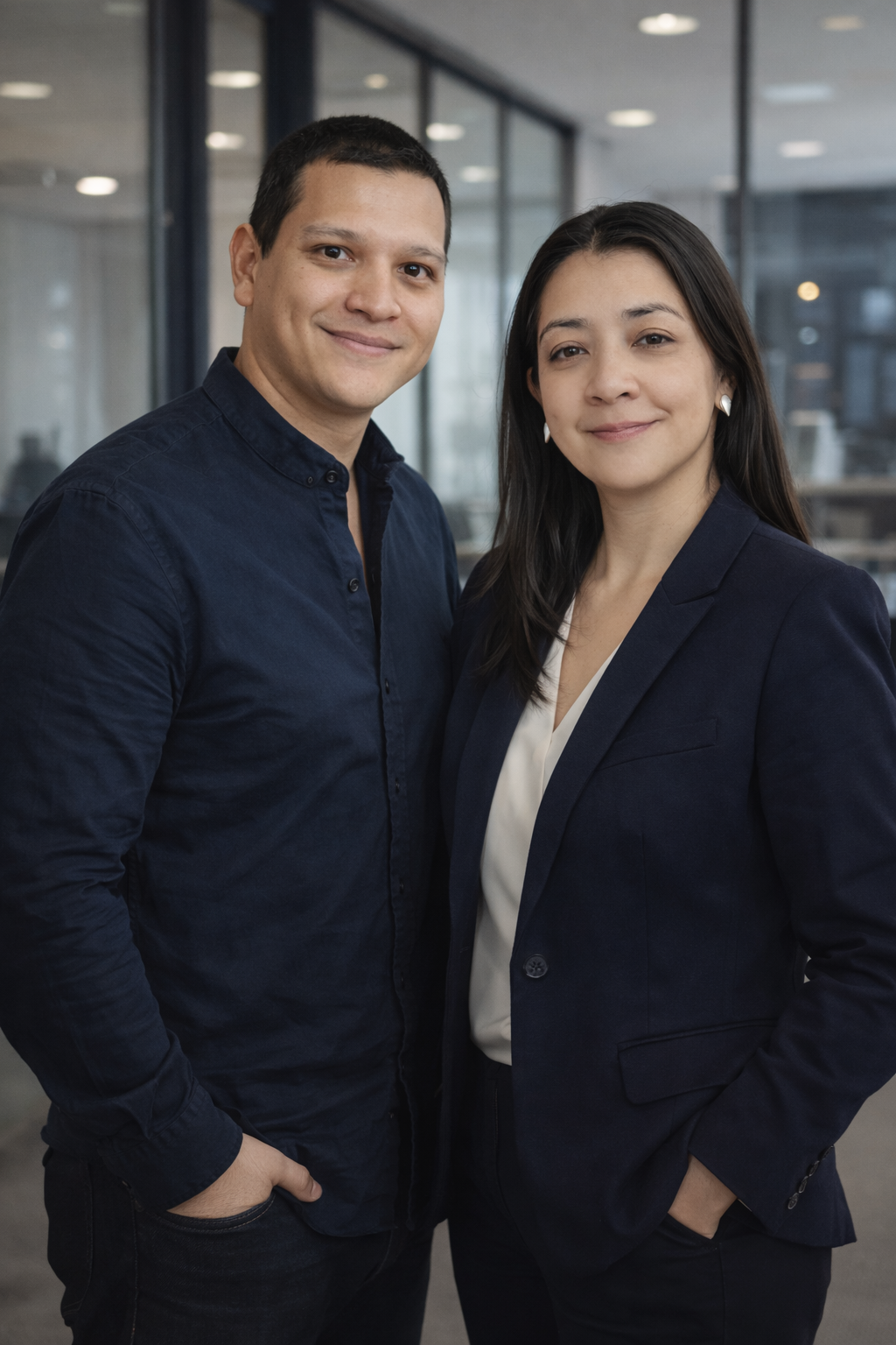 Cristian Rendón and Gabriela Yerovi, Co-Founders of Doing Ideas Corp, leaders in growth strategy, digital authority, responsible data, and international digital marketing.