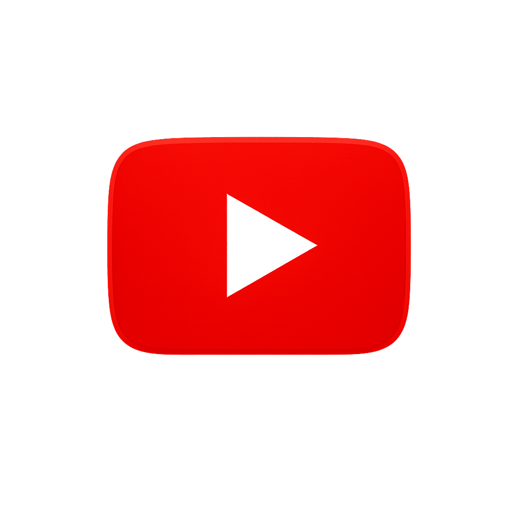 Official YouTube logo in 100x100 pixel size
