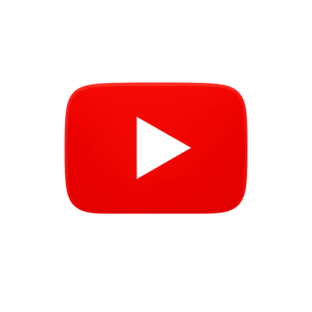 Official YouTube logo in 100x100 pixel size